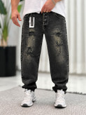 شلوارجین ترک مام فیت زاپدارمردانه و اسپرت